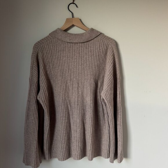 Reformation - Fantino Cashmere Collared Cardigan - Picture 3 of 5